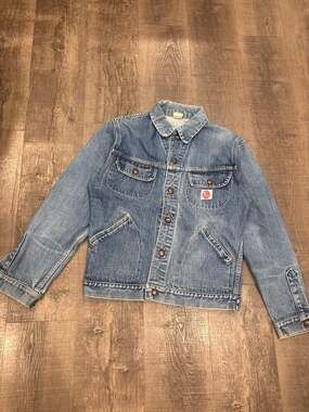 Vintage 1960s GWG Scruggies Denim Trucker Jacket Size 38